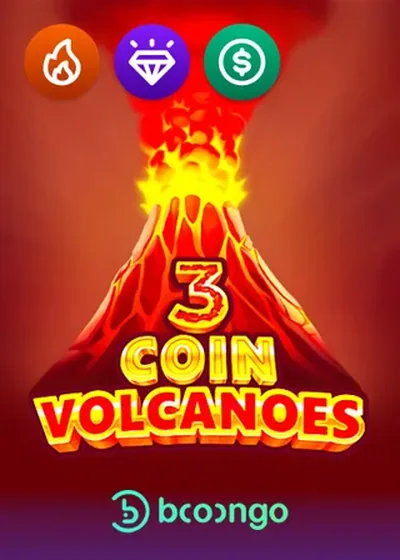 3 Coin Volcanoes pokie by 3Oaks