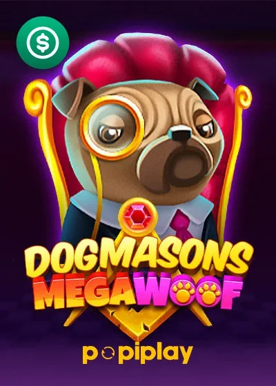Dogmasons MegaWOOF pokie by Popiplay
